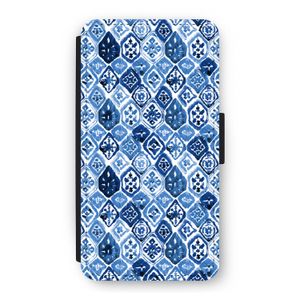 Blauw motief: iPhone 11 Pro Flip Hoesje