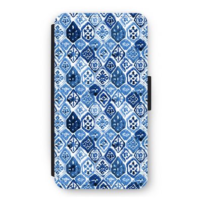 Blauw motief: iPhone 11 Pro Flip Hoesje