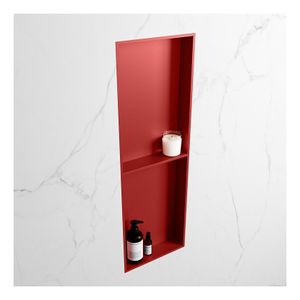 Wandnis Solid Surface Easy | In- en opbouw | 30x150x8 cm | 2 vakken | Fire