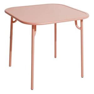 Petite Friture Week-end tuintafel 85x85 met dicht blad blush