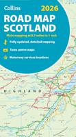 Wegenkaart - landkaart Scotland road map 2026 | Collins