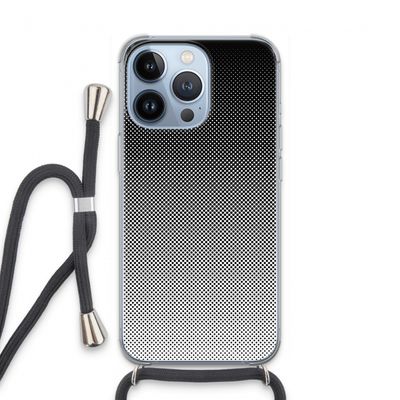 Musketon Halftone: iPhone 13 Pro Transparant Hoesje met koord