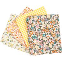 Creativ Company Patchwork stof geel 45x55cm, 4st.