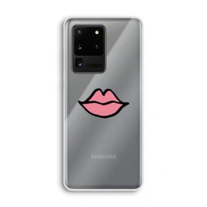 Kusje: Samsung Galaxy S20 Ultra Transparant Hoesje