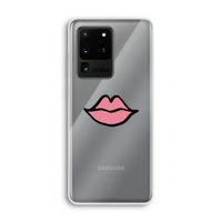 Kusje: Samsung Galaxy S20 Ultra Transparant Hoesje