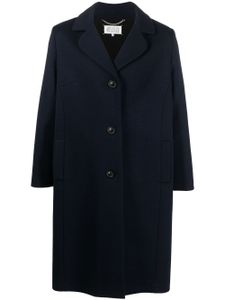 Maison Margiela manteau Milano à simple boutonnage - Bleu