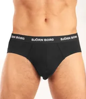 3-pak Heren slip - Zwart heren onderbroek - Elastisch katoen