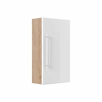 Badkamerkast Milan Eiken Wit S