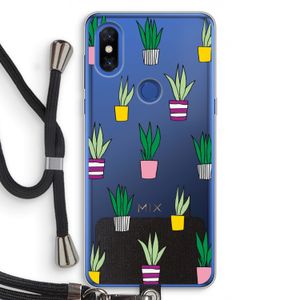 Sanseveria: Xiaomi Mi Mix 3 Transparant Hoesje met koord