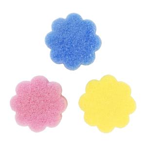 Schuursponsjes super scrubby - multikleur - set van 3