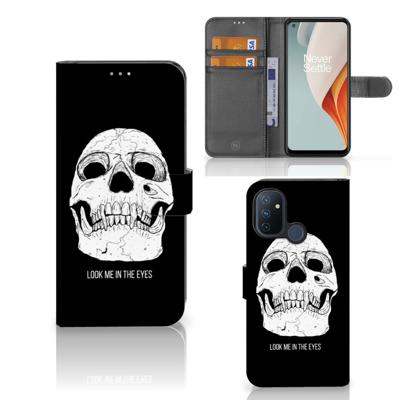 Telefoonhoesje met Naam OnePlus Nord N100 Skull Eyes Telefoonhoesje met Naam OnePlus Nord N100 Skull Eyes