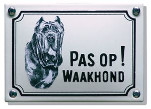 Waakhond bord Mastiff