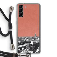 Marrakech Skyline : Samsung Galaxy S21 Plus Transparant Hoesje met koord