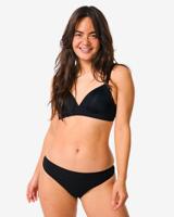 HEMA Damesstring katoen - 2 stuks zwart/wit (zwart/wit)