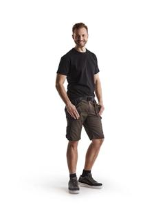 Blåkläder Service short met spijkerzakken 14941330 | Bruin/Zwart | Maat 60 - 7330509688694