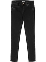 Just Cavalli jean skinny à franges - Noir