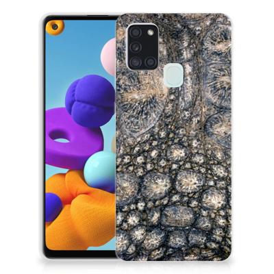 Samsung Galaxy A21s | TPU Hoesje | Krokodillenprint