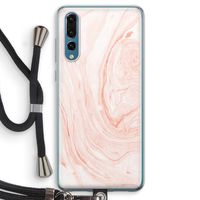 Peach bath: Huawei P20 Pro Transparant Hoesje met koord