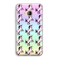 Musketon Unicorn: HTC U Play Transparant Hoesje