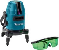 Makita sk10gdz | kruislijnlaser groen | 12 v max | zelfnivellerend | zonder accu's en lader - sk10gdz