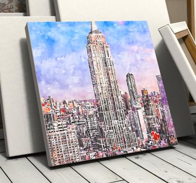 Canvas schilderij New York skyline