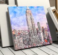 Canvas schilderij New York skyline