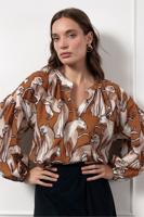 Marcha panther blouse - multi color - 13027