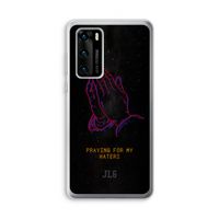 Praying For My Haters: Huawei P40 Transparant Hoesje
