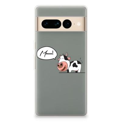 Google Pixel 7 Pro Telefoonhoesje met Naam Cow Google Pixel 7 Pro Telefoonhoesje met Naam Cow