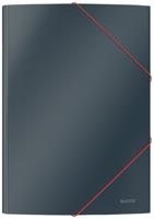 Elastomap leitz cosy a4 3-kleps grijs | 2880 stuks