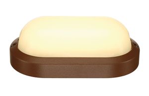Plafond/ wandlamp TERANG 2 roestkleur 1xLED 3000K