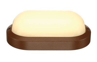 Plafond/ wandlamp TERANG 2 roestkleur 1xLED 3000K