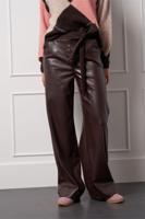 Studio Anneloes Lexie Faux Leather Trousers Broek 8700 Espresso Studio Anneloes Lexie Faux Leather Trousers Broek 8700 Espresso