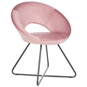 Beliani - RACHEL - Fauteuil - Roze - Fluweel