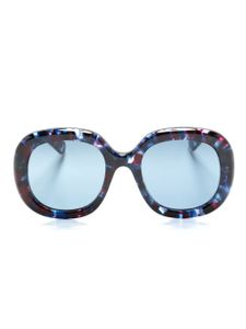 Chloé Eyewear lunettes de soleil Gayia à monture carrée - Bleu