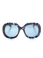 Chloé Eyewear lunettes de soleil Gayia à monture carrée - Bleu - thumbnail