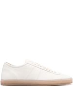 LEMAIRE baskets Linoleum en cuir - Blanc