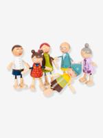 FAMILIE houten poppen voor kinderen SMALL FOOT® meerkleurig