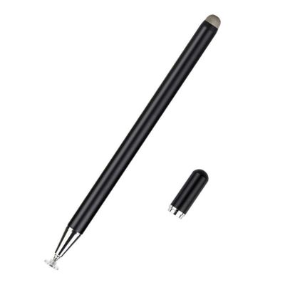 Lunso - 2-in-1 stylus pen - Precisiewerk tot normaal gebruik - Zwart
