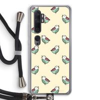 Vogeltjes: Xiaomi Mi Note 10 Pro Transparant Hoesje met koord