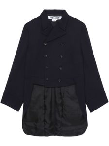 Comme Des Garçons Comme Des Garçons blazer croisé à revers pointus - Noir