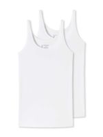 Schiesser - 2p Top - 95-5 - wit, Maat:40