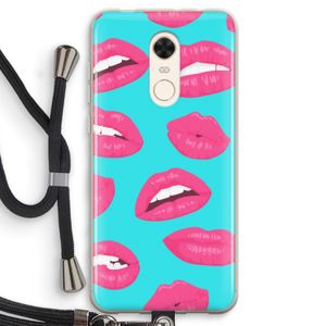 Bite my lip: Xiaomi Redmi 5 Transparant Hoesje met koord