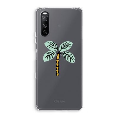 Palmboom: Sony Xperia 10 III Transparant Hoesje