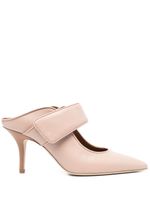 Malone Souliers mules en cuir 90 mm - Tons neutres - thumbnail