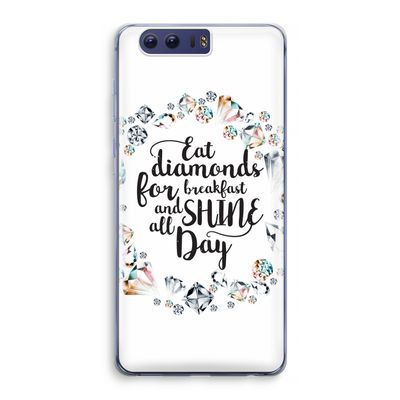 Diamonds: Honor 9 Transparant Hoesje