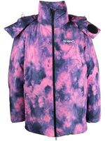 Off-White veste de ski tie-dye à motif Arrows - Violet - thumbnail