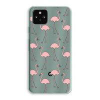 Anything Flamingoes: Google Pixel 5a 5G Transparant Hoesje