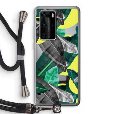 Fantasie jungle: Huawei P40 Pro Transparant Hoesje met koord