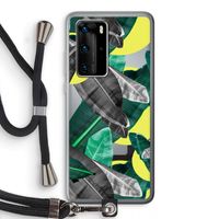 Fantasie jungle: Huawei P40 Pro Transparant Hoesje met koord